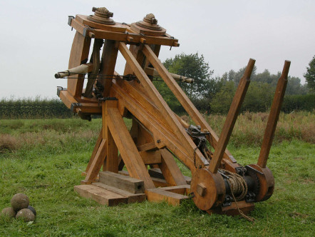 Reconstructed roman ballista | © I. Roemercohorte Opladen e. V.