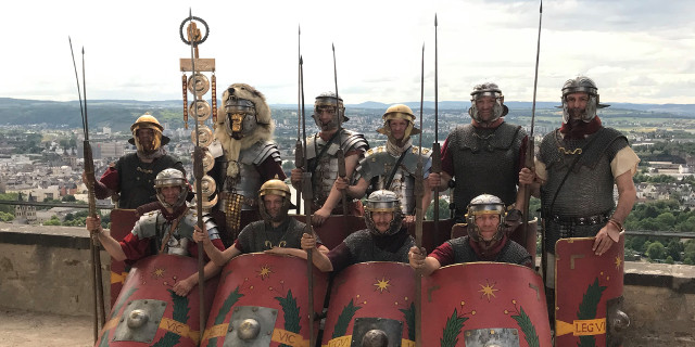 Römer auf der Festung Ehrenbreitstein | © I. Roemercohorte Opladen e.V.
